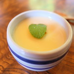 魚山人 - 坂井シェフコラボの茶碗蒸し