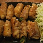 樹家 - 豚巻き盛り合わせ(全種盛り)  600円