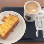 タリーズコーヒー - モーニング・ふわとろフレンチトーストセット ¥610