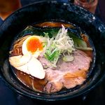 Brasserie LeMAN - (ﾗﾝﾁ)エビと鶏白湯のラーメン￥800　2017.5.22