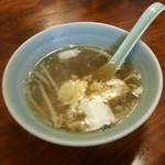 中屋 - 微妙な味のスープ