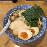 麺屋 きよたか - 煮干し中華そば大盛り全部のせ