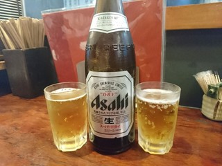 炭火焼鳥ええとこ - もう一本瓶ビール！ビールがばかり飲みました！