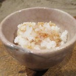 柳家 - 一口サイズの 鰻のタレご飯。