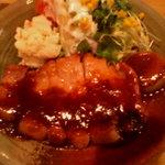 関取 - ポークソテー　肉が厚いです。