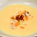 焼肉すどう 春吉 - 卵を低温調理したなんやら