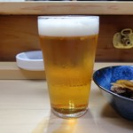 家庭料理 小川 - 生ビール