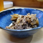 家庭料理 小川 - 牛肉ごぼう玉葱のしぐれ煮