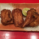 龍文支店 - 天然トラフグの唐揚げ。
      別料金(1500円)です。