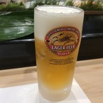 量平寿司 - 生ビール