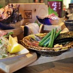 福岡 炉端もん - 刺身盛り合わせ