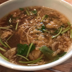 そば舎 あお - たぬきせいろ 蕎麦湯で〆