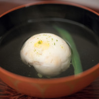 日本料理 晴山 - 2017.7 海老と玉蜀黍真薯のお椀