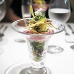 レストランエール - 野菜のパフェ