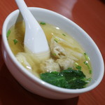 四川食府 - 手作りワンタンスープ５個入り（２００円）２０１７年７月