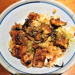 うなぎ 徳 - 一杯目は そのまま『うな丼風』に～♪(*￣∇￣)ﾉ