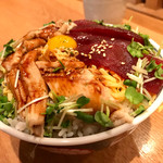 柳橋きたろう - づけ鮪穴子丼 大盛り  １２００円＋税