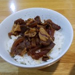 南幌らーめん きらら - セットの小さな豚丼(セット1000円)です。