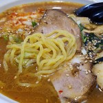 南幌らーめん きらら - 麺のアップです。