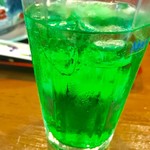 えびすこ本場所 - 今回もメロンソーダを頂いてしまいました【ドリンク】