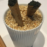 ラ・ビオグラフィ - 鯵酢〆タルタルコルネ