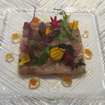 ラ・ビオグラフィ - 甘海老 セジール/エキス 2017 野菜タルタル/キャヴィア/柑橘