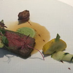 ラ・ビオグラフィ - 京都 姫牛 霜降り 背肉 低温100分グリヤード 軽いジュ