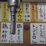 焼肉たてがみ - メニュー