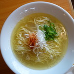 うえんで - 会津地鶏かけそば（￥750税込み）