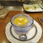 鉄板料理 かわむら - カボチャのスープ