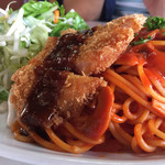 マルカンビル大食堂 - ナポリかつ780円…この日も1番人気です！