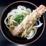 松下製麺所 - かけそのまま+ちくわ天