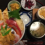 平八 - 2017年6月中旬  生うに丼セット