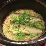 百味処 おんじき - アジの炊き込みご飯