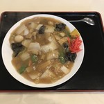 豫園 - あんかけ焼そば、750円です。