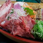 みなと市場 小松鮪専門店 - 「中落ち定食」