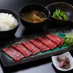 Sumibi Yakiniku Rishin - タン定食