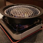 玄品 法善寺 総本店 ふぐ・うなぎ・かに料理 - 焼き網