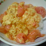 トマトタマゴ丼