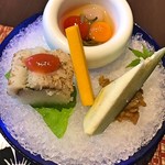 汀邸　遠音近音　Ochi Kochi - 瀬戸内鱧寿司と水茄子