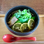 Hoshifuru Yakata - かぼす冷麺 ８００円