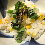 まる富 - トウモロコシご飯