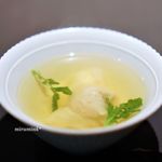 茶禅華 - 雉の極上スープ　雲呑添え　クレソンの香り