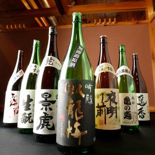 【日本酒超過50種!!】還提供季節限定的宵酒