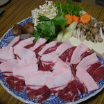 Kadoya Ryokan - 猪鍋の具材です～