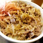 すき家 - 「牛丼 肉1.5盛」380円也。税込。