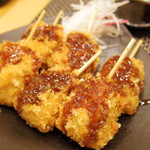 まぐろ小屋 別邸 - 2017年7月　まぐろ串カツ