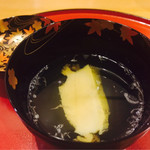 広尾 一会 - 鮑のお吸い物