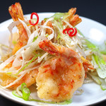 Stir-fried Taisho shrimp with black pepper flavor