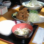 ラーメンショップ 大ちゃん食堂 - おどろきのからあげ定食 700円